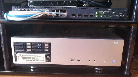 録画PCとPowerConnect 5224